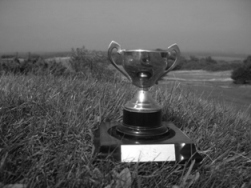 small trophy b&w